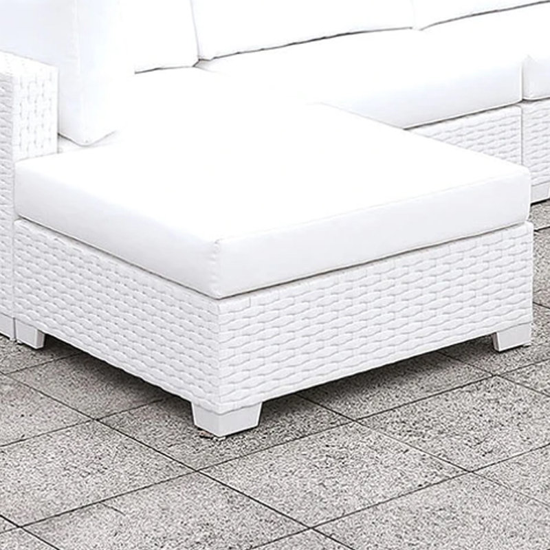 Dali Wicker Outdoor Ottoman