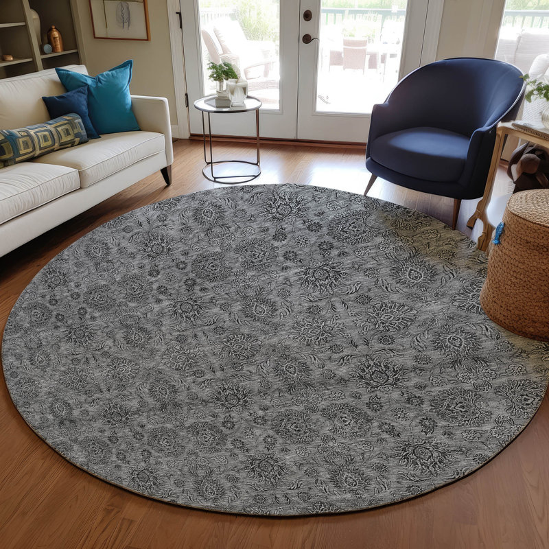 Tapis intérieur / extérieur Naadiya, Rond 8 pi