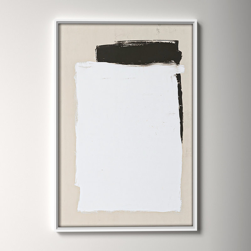 Two Mirrors, 61.5" H x 41.5" W x 2" D, White Framed Canvas