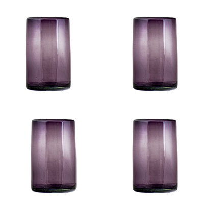 10 Strawberry Street Morado Mexican Glassware, Hiball