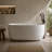 47'' Independent Solid Surface Resin Stone Bathtub