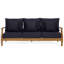 Clairmont Teakwood Patio Sofa-698273622
