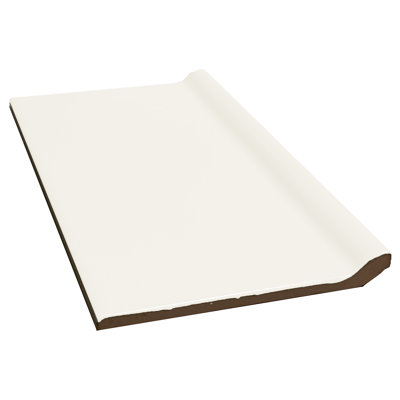 Color Beat Satin 8" L x 4" W Ceramic Cove Base Tile Trim