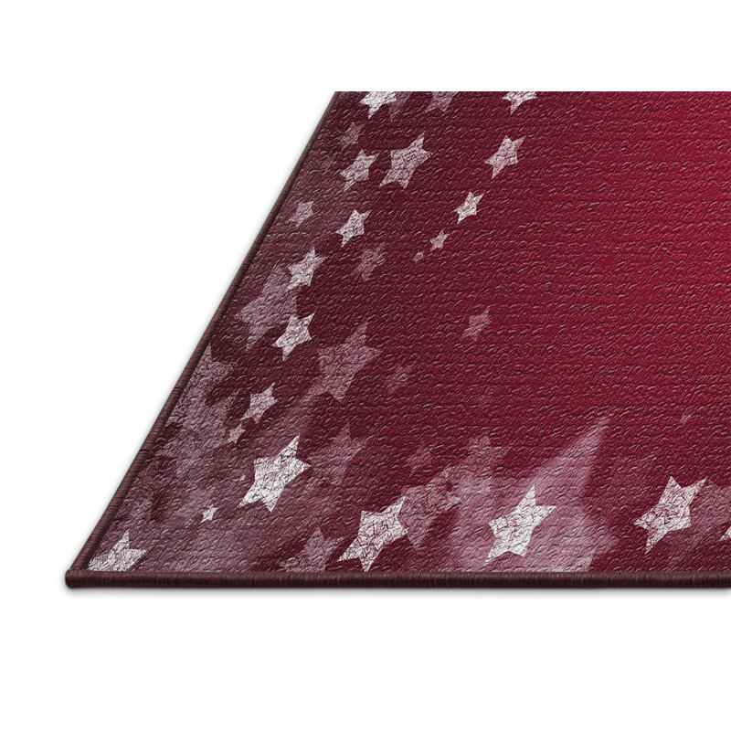 Tapis de zone rouge star, Rectangle 3 pi x 5 pi