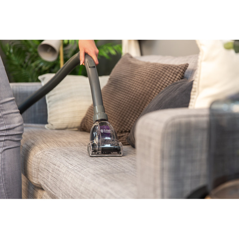 Russell Hobbs Atlas Pet Compact Bagless Cylinder Vacuum Cleaner, Purple