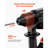 20V SDS-Plus Brushless Cordless Rotary Hammer Drill Kit 1 In 1200RPM 4 Functions