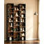 Bibliothèque de 71 pouces de hauteur, 21 cubes, 8 tablettes réglables, noir / brun-130624851-130624852