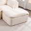 Canapé-lit modulaire en forme de L à 4 places avec repose-pieds, tissu surdimensionné en chenille compressée, modulaire modulaire pour le salon-518905842