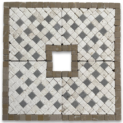 6" x 18" Marble Mosaic Wall & Floor Tile