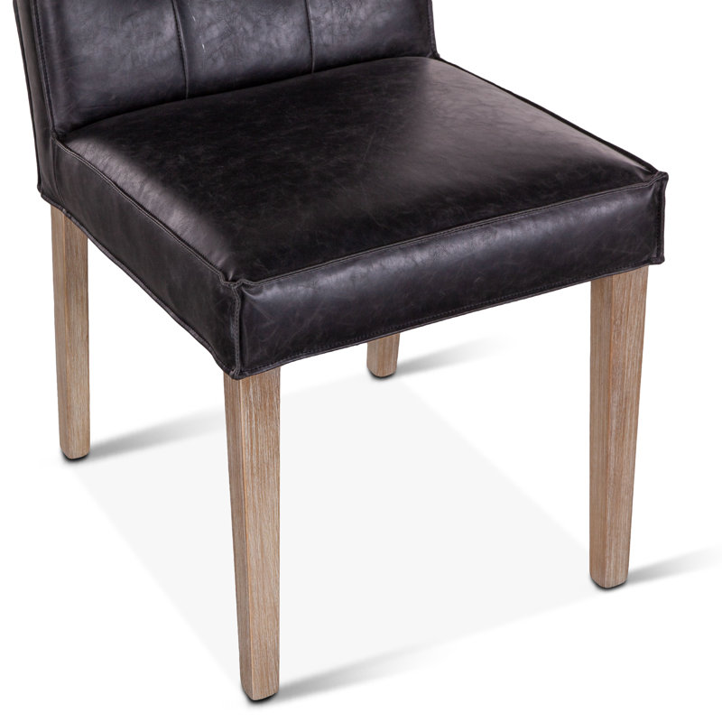 Malti Upholstered Dining Chair, Black, White