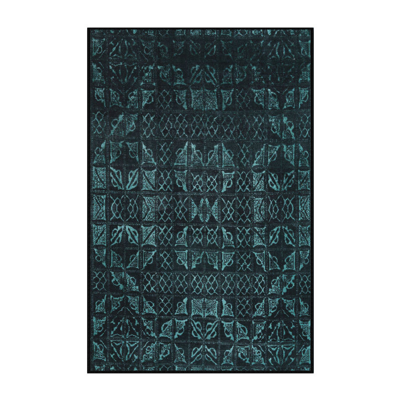 Tapis abstrait moderne 4501, Tapis de couloir 2 pi x 5 pi