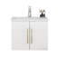Meuble-lavabo mural double avec lavabo en céramique-120024192
