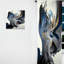 Bright Blue Smooth Abstract I - Rideau occultant abstrait - 1 panneau-112760460