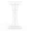 Acrylique transparent Podium avec croix blanche, assemblage facile requis
