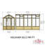 Holkham 12 ft x 6 ft Greenhouse-109026364