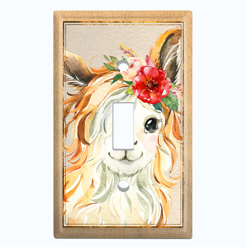 Animals 1 - Gang Toggle Light Switch Standard Wall Plate
