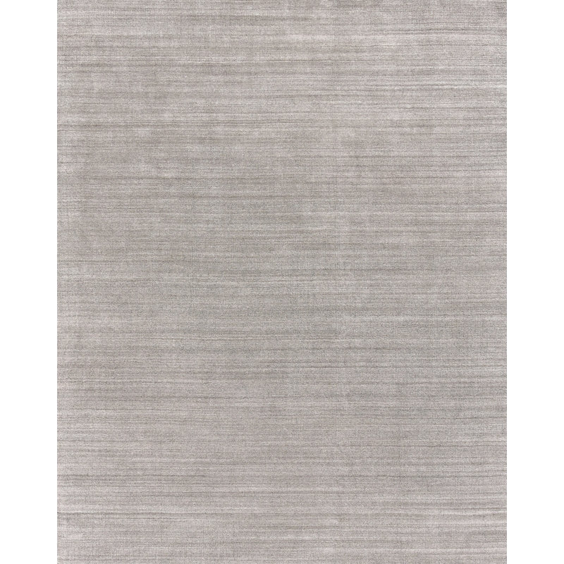 Ambrose Hand Tufted Striped Area Rug, Gray, Rectangle 8' x 10'