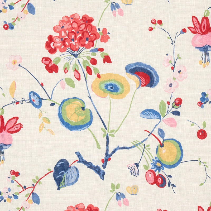 Tissu en lin Vasily, Multicolore