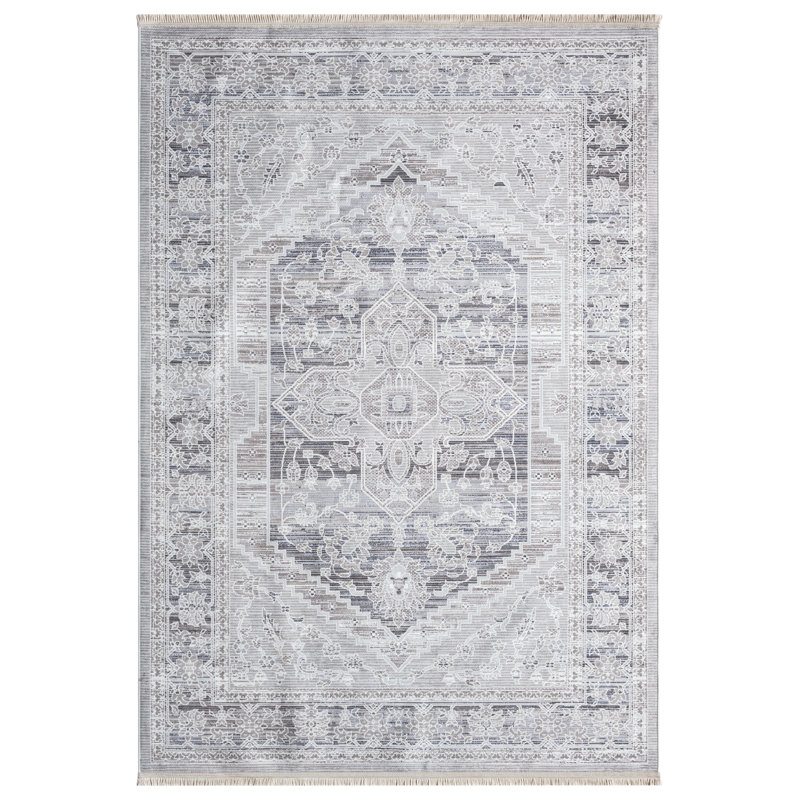 Tapis rectangulaire rectangulaire avec envers antidérapant, Rectangle 6 pi 7 po x 9 pi 6 po