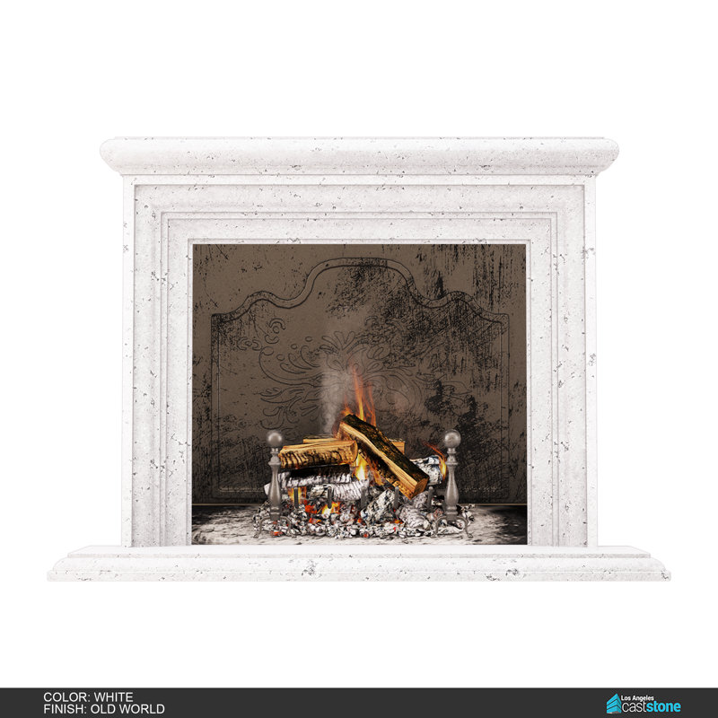 Sonoma Fireplace Surround, Old World White