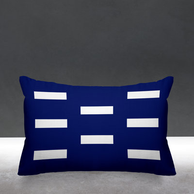 Luella Geometric Outdoor Reversible Throw Pillow