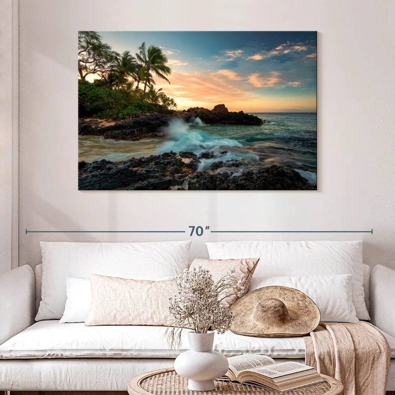 Nicci Makena Cove Sunset, H 32 po x l 48 po