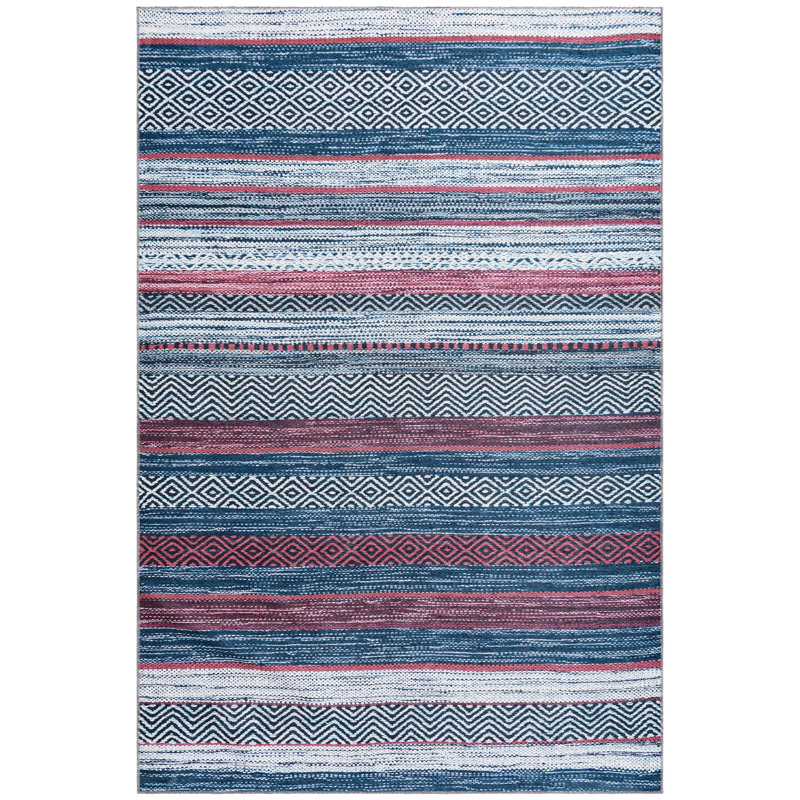 Noelani Striped Indoor Rug, Rectangle 6'1" x 9'