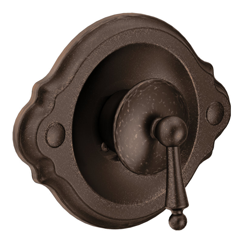Waterhill Thermostatic Faucet Trim with Lever Handle, Wrought Iron