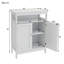Armoire de rangement pour salle de bain avec portes doubles pour salle de bain