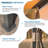 10X14FT Gazebo Metal, Mosquito Net For Outdoor Use With Double Roof (Brown)-123218948-123218945