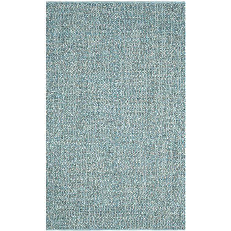 Alberta Hand Woven Cotton Abstract Rug