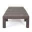 Chaise longue confortable sans coussin - Structure en fer brun