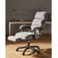 Chenille Office Chair with Headrest-894480441