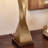  27'' Antique Gold Dimmable Resin Table Lamp
