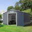 Brookelynne 11 ft. x 8 ft. Metal Steep Slope Garden Shed