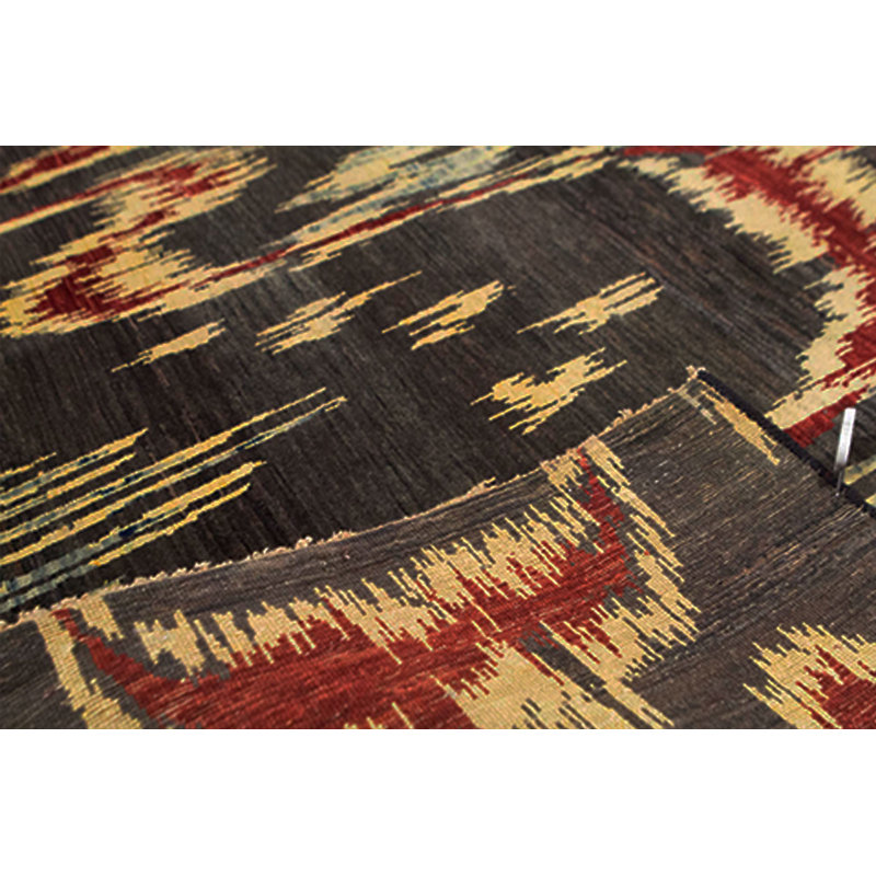Wool Abstract Area Rug, Rectangle 8' x 9'11"