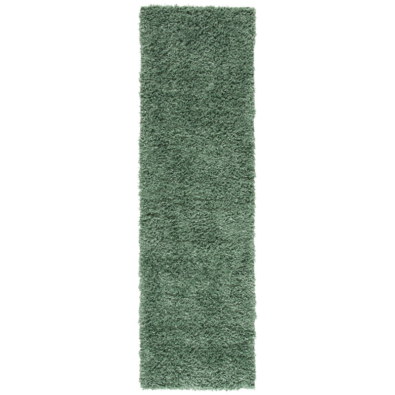Martensville Shag Performance Solid Color Rug, Runner 2' x 13'