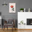 «Rose in raster» par Andreas Magnusson, art mural en verre acrylique-1119314242