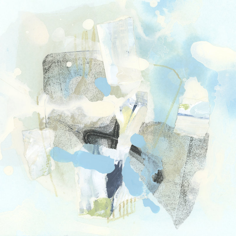 Tayelor Blue Relic III by June Erica Vess - Wrapped Canvas Print, 30 cm H x 30 cm W