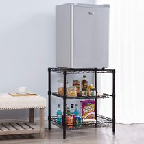 CHENGRR Refrigerator Stand For Mini Fridge ， Adjustable Mini