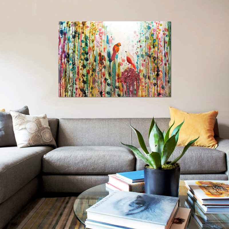 «La Romance», reproduction sur toile, H 8 po x l 12 po x p 0,75 po, Toile tendue