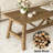 Danzler 43"W Rustic Solid Wood Single Coffee Table for Living Room