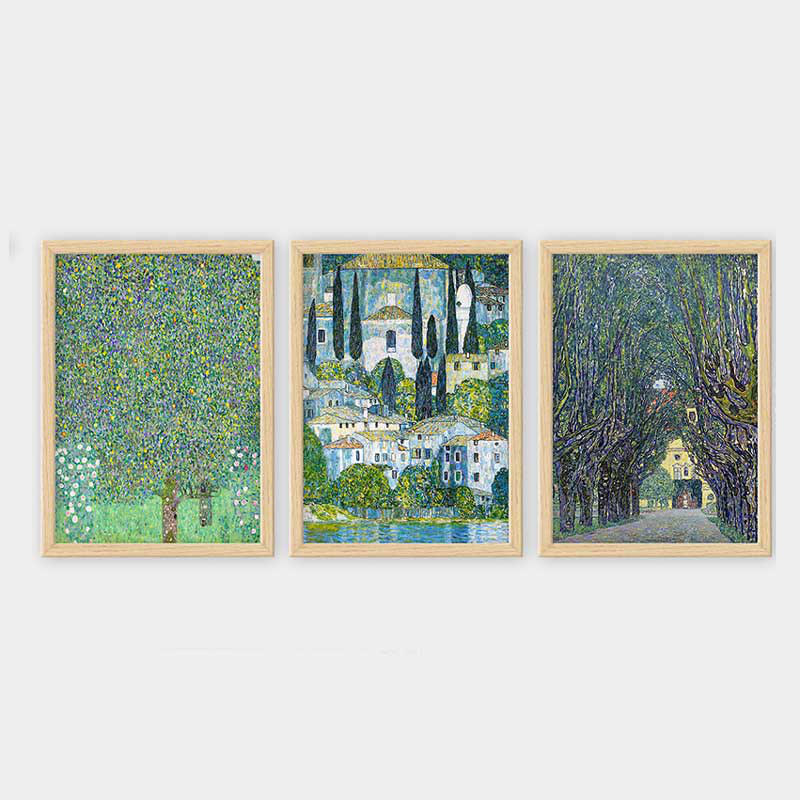 Stunning Decorative Framed Painting Set (3 Pieces), 21.7 x 29.5 Inches Each | 100% Wooden Frame with 0.8 Inch Polystyrene | UV Digital Printing | Perfect for Living Room, Office & Gallery Wall Decor