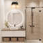 Appliques murales noires pour salle de bain, applique murale Mason