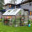 Polycarbonate Heavy Duty Aluminum Frame Greenhouse With Ventilation And Rain Gutter Walk-in Green House for Sunroom Patio Backyard-91026688-107119248