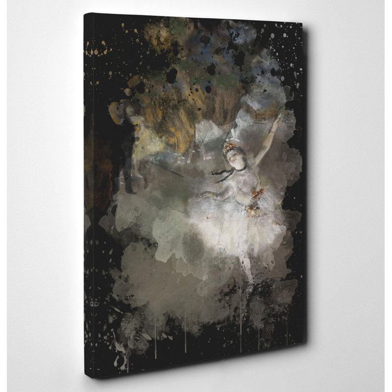 The Star Ballerina by Edgar Degas - Wrapped Canvas, 76cm H x 50cm W