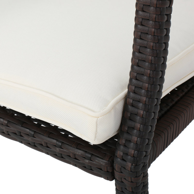 Chaise de patio avec coussin Apgar