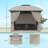 Double Roof Patio Gazebo,Elegant Design Gazebo,With Curtains,Church Windows,For Outdoor-123203326
