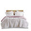2 pièces d'édredon à poils longs en fausse fourrure pour lit simple / simple TG, rose / blanc, lit doux et chaud TG, duvet synthétique-118893886