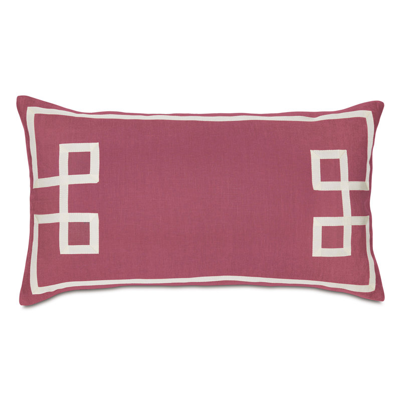 Coussin décoratif en lin Resort, Floraison